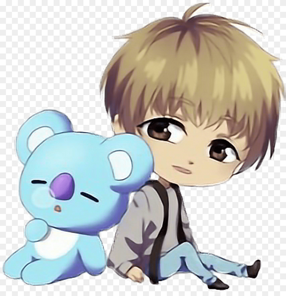 Characters Bts Members, Book, Comics, Publication, Baby Png Image