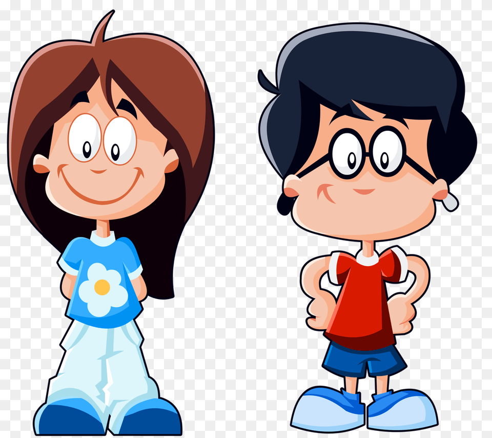 Characters Children School And Boys, Baby, Person, Book, Comics Png