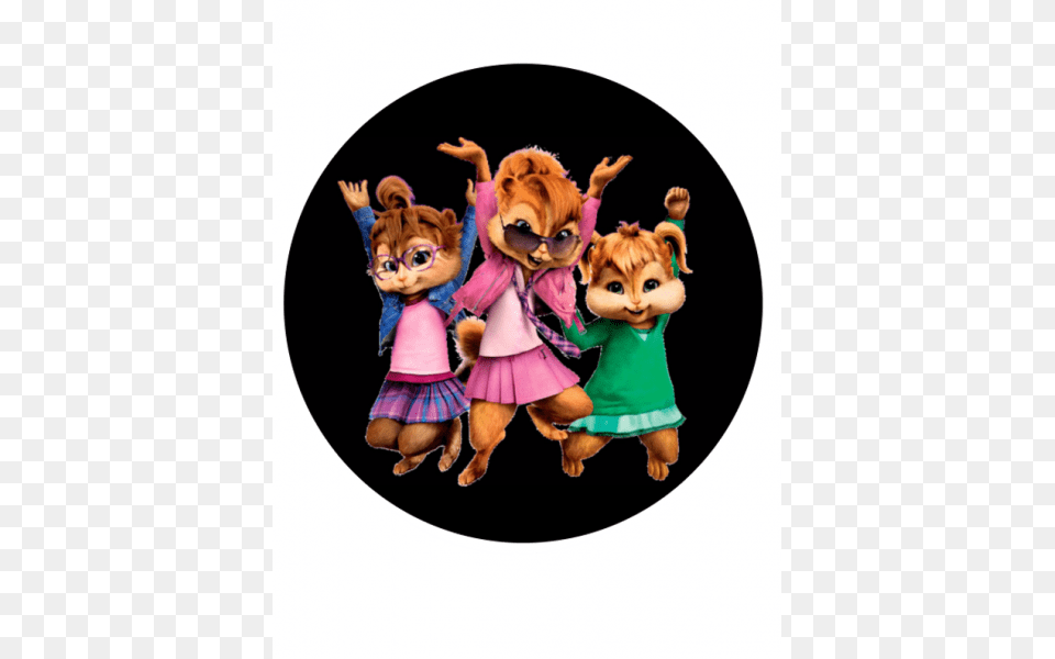 Characters Chipmunks Chipettes Cake Topper, Girl, Child, Person, Female Png Image