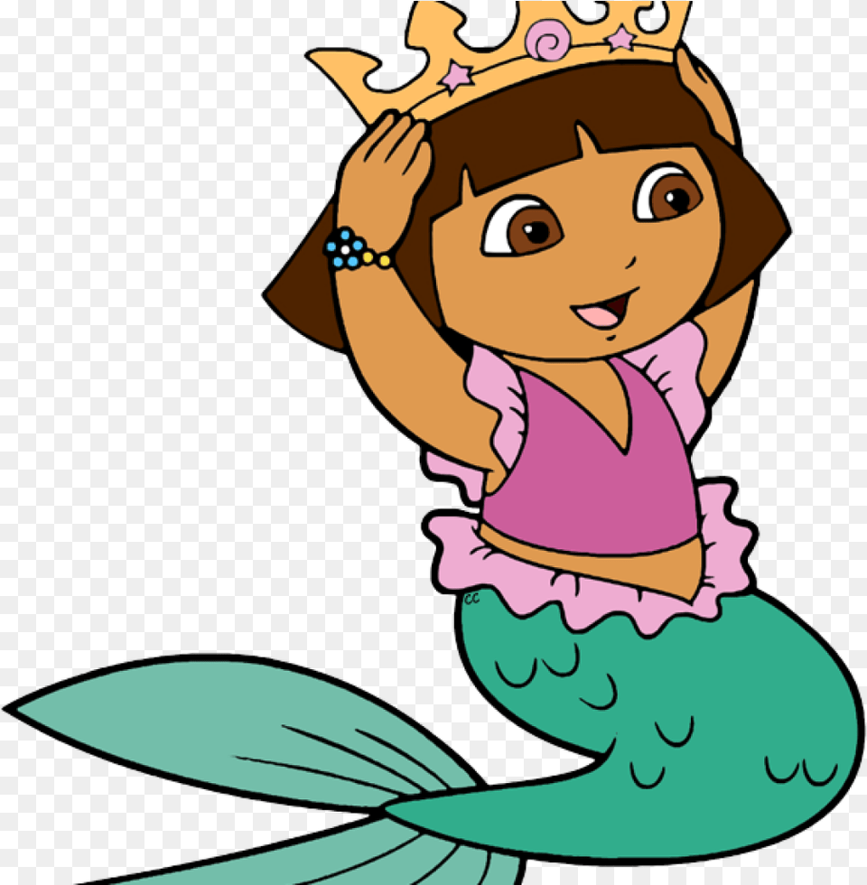 Characters In Dora Cartoon Dora The Explorer Clip Art Dora Saves The Mermaids, Baby, Face, Head, Person Free Png Download