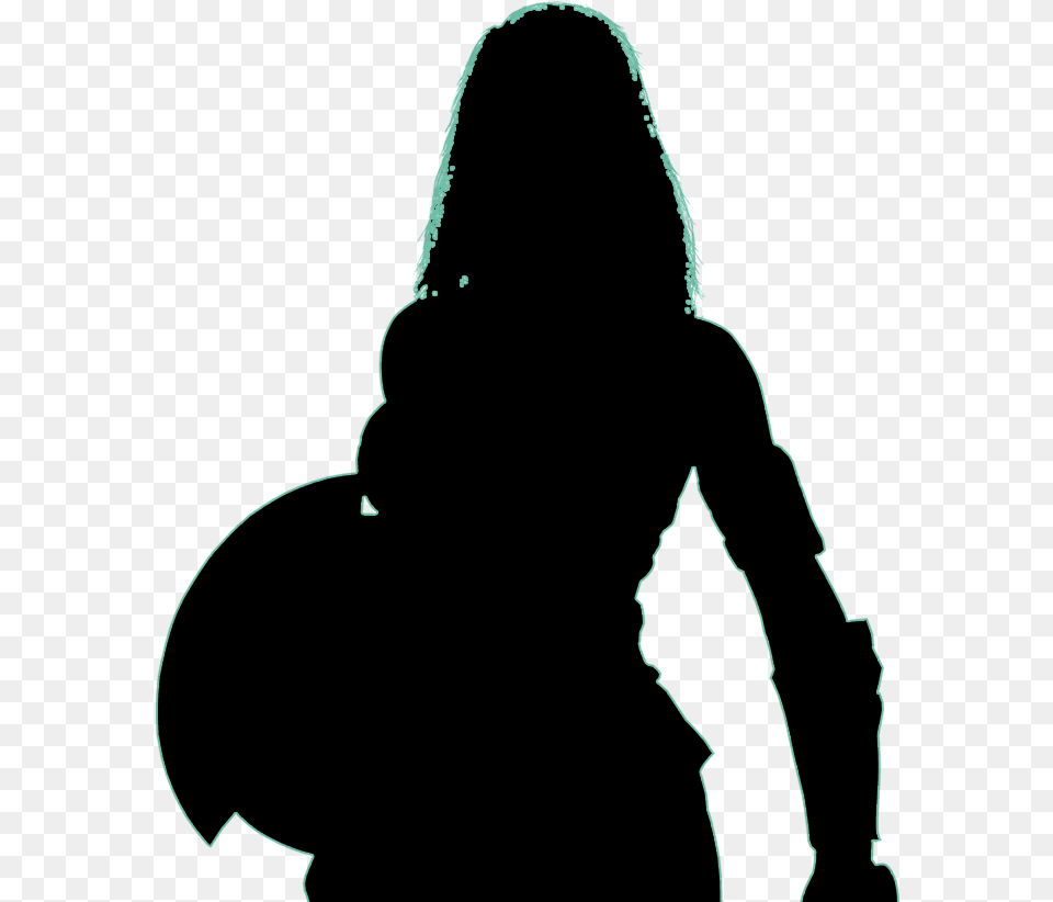 Characters Injustice Wonder Woman Silhouette Vector, Clothing, Hood, Adult, Female Free Png