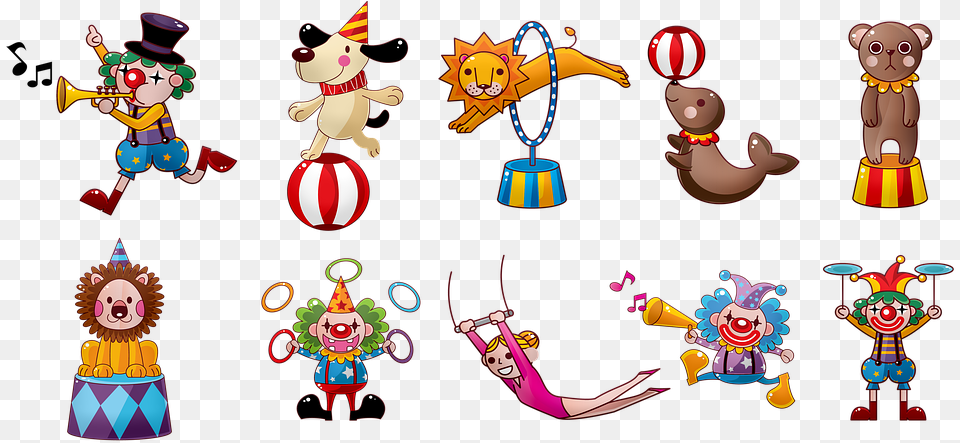 Characters Of The Circus, Leisure Activities, Baby, Person, Toy Png Image