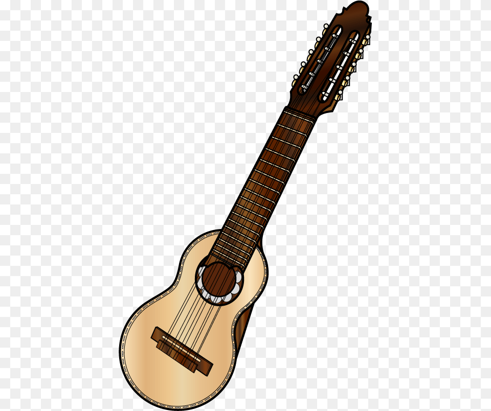 Charango Full Color Peru National Instrument, Guitar, Musical Instrument Png Image