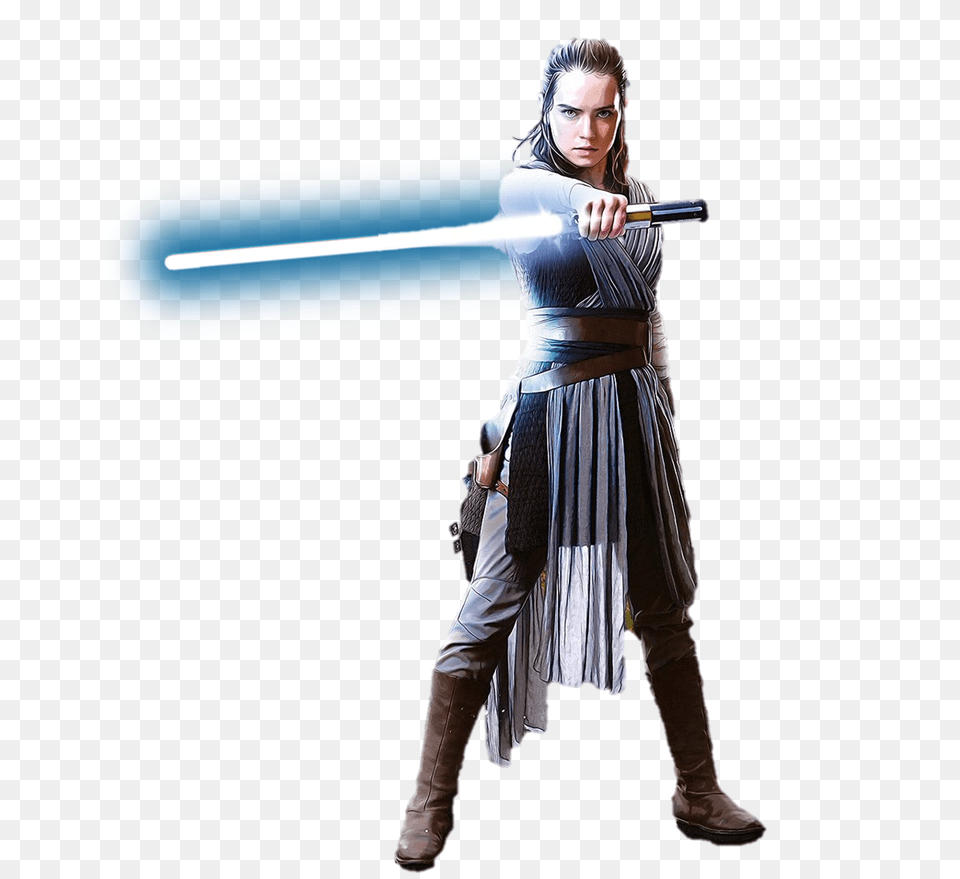 Charaters Star Wars The Last Jedi Transparent, Sword, Weapon, Adult, Female Png Image