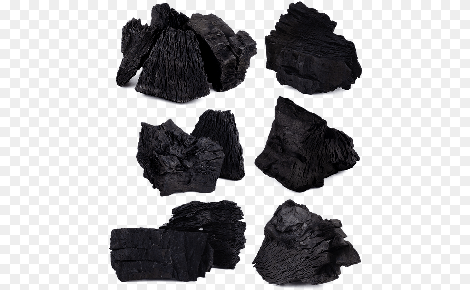 Charcoal Black Campfire Solid, Anthracite, Coal, Slate, Rock Free Png