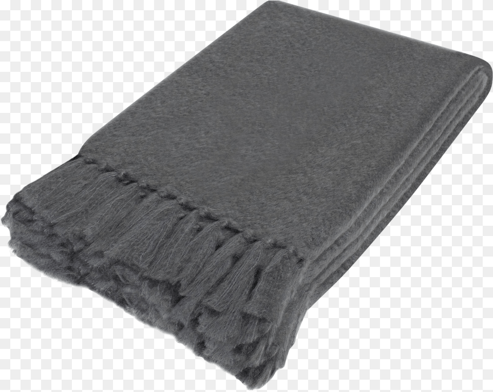 Charcoal Grey Throw Blanket Pavement Png Image