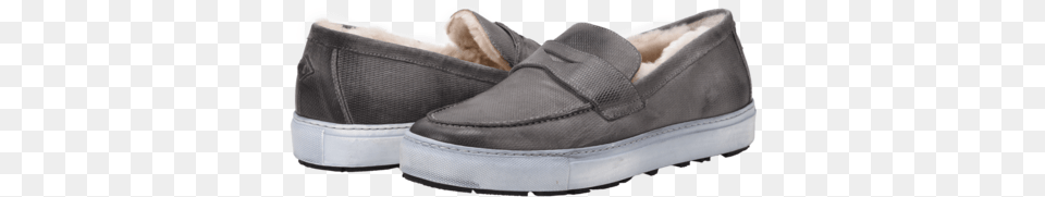 Charcoal Ross Amp Snow Slip On Shoe, Clothing, Footwear, Sneaker, Suede Png Image