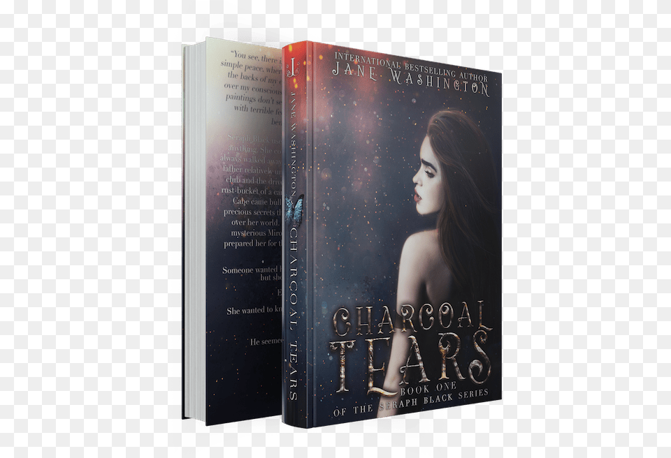 Charcoal Tears Charcoal Tears Book One Of The Seraph Black Series, Novel, Publication, Adult, Female Png