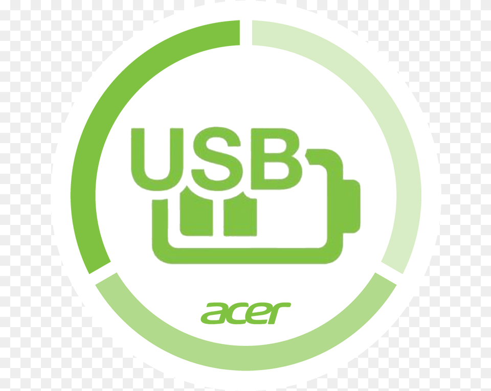 Charge Compatible Acer Devices Circle, Logo, Green Png
