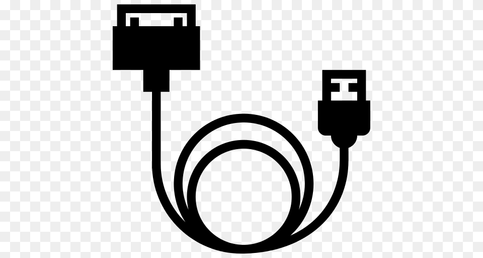 Charger Icon, Gray Free Transparent Png