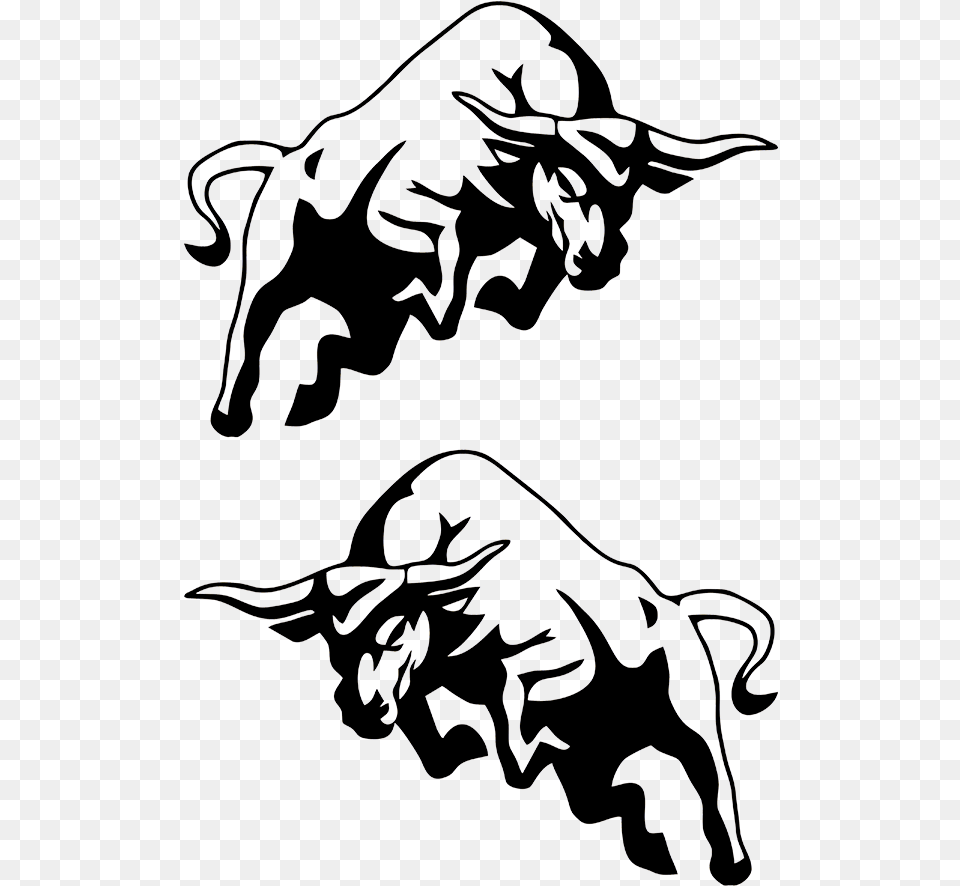 Charging Bull Cattle Clip Art Bull Logo, Animal, Mammal, Buffalo, Wildlife Free Transparent Png