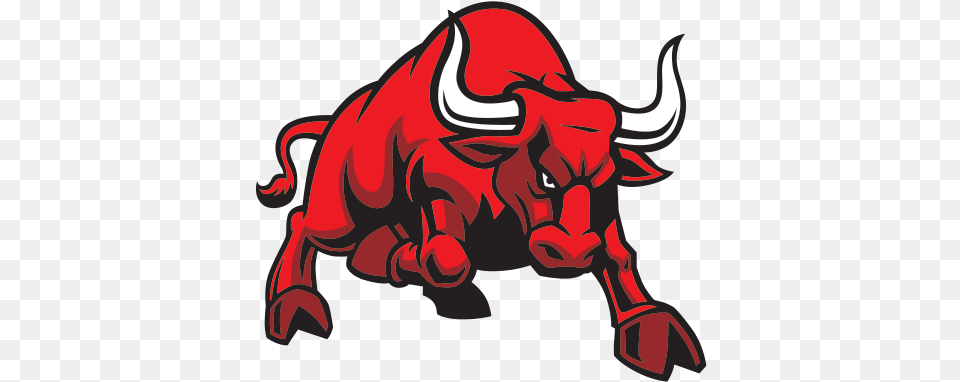 Charging Bull Clip Art Transparent Angry Bull, Animal, Buffalo, Mammal, Wildlife Png Image