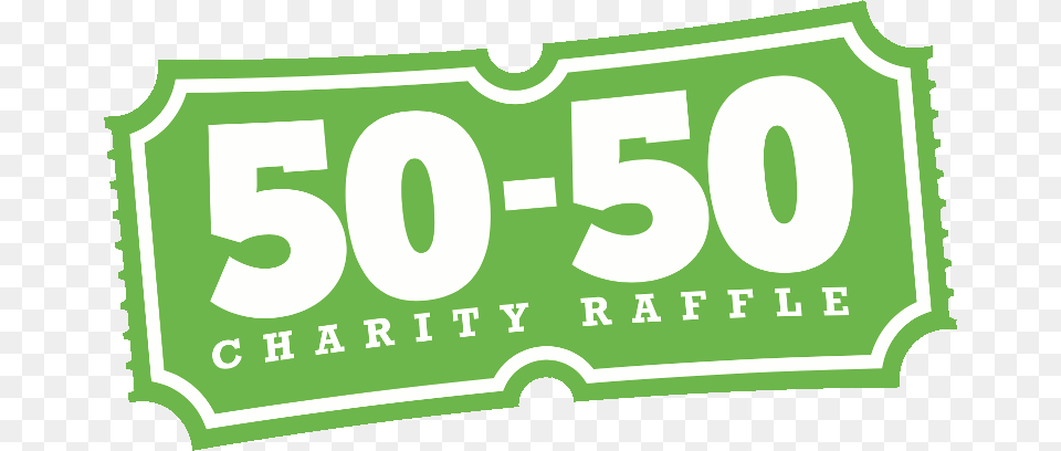 Charity 50 50 Raffle, Text, Green, Symbol, Moving Van Free Transparent Png