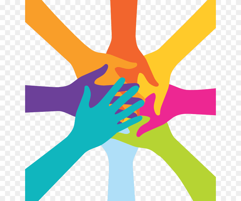 Charity Clipart Group Team Work Hands, Body Part, Hand, Massage, Person Free Png Download