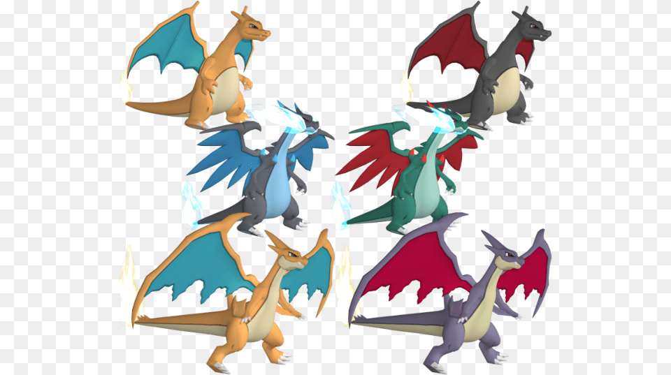 Charizard 3d Model Pokemon Charizard Model, Baby, Person, Dragon, Adult Free Png