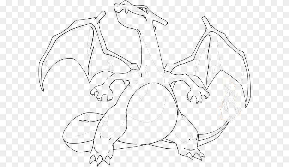 Charizard Coloring Pages, Silhouette, Outdoors Free Transparent Png