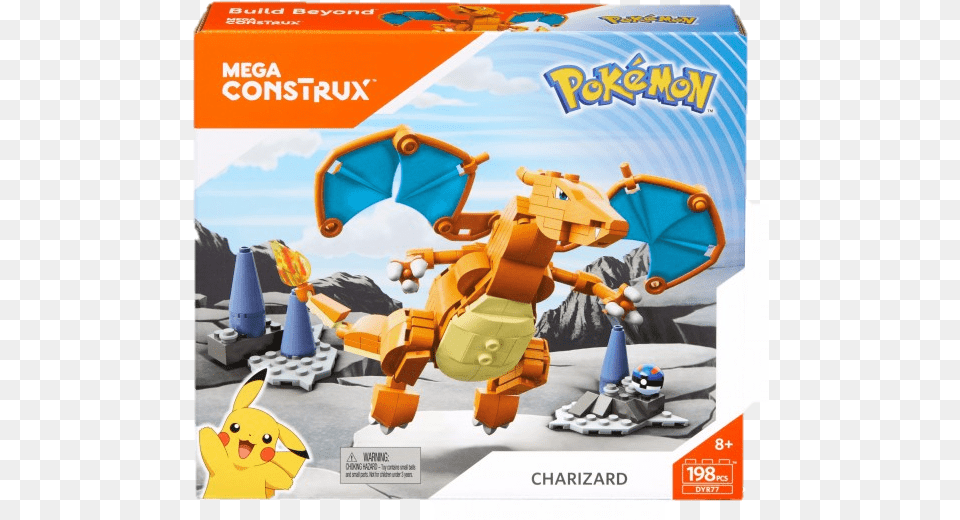 Charizard Mega Construx Building Set Mega Construx Pokemon Charizard, Robot Png