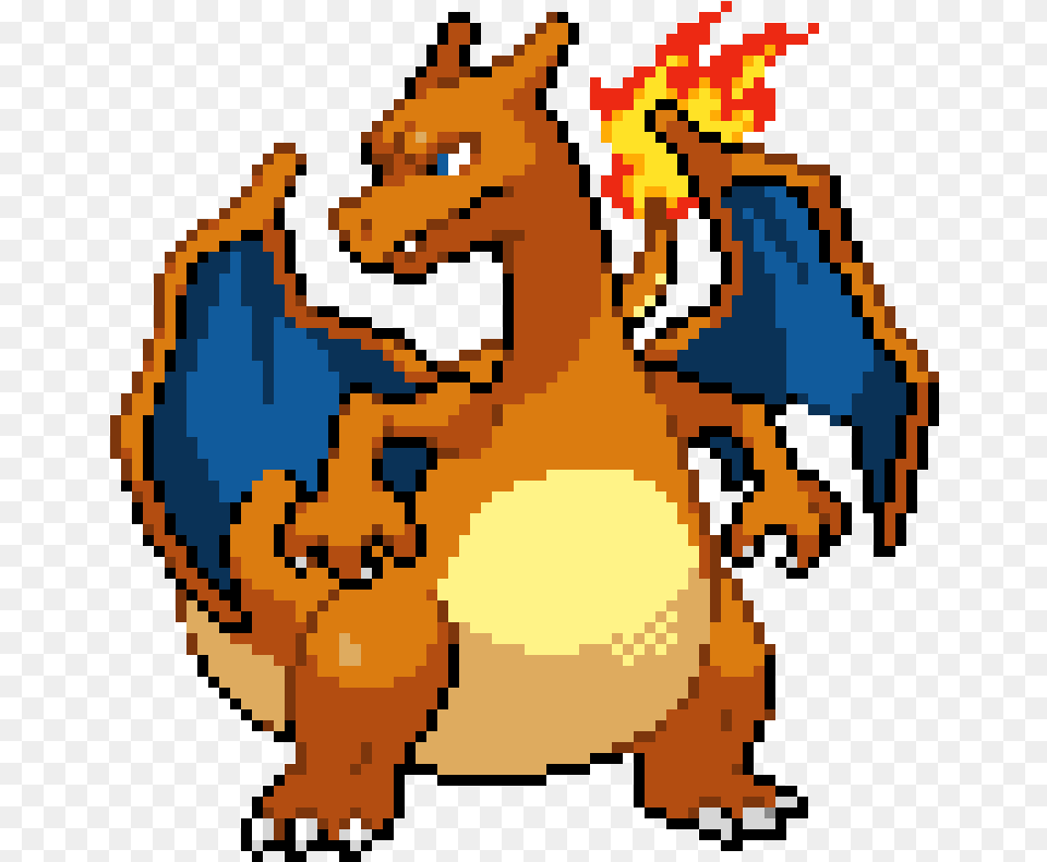 Charizard Pixel Art, Person Png