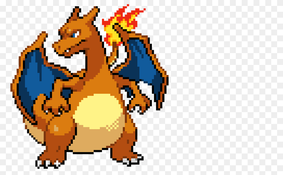 Charizard Pixel Art Maker, Person Free Png Download