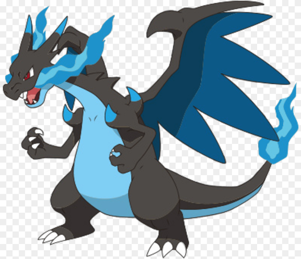 Charizard X Clipart Legendary Pokemon Mega Charizard, Dragon, Animal, Dinosaur, Reptile Png