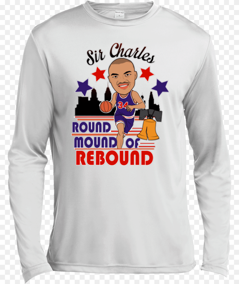 Charles Barkley, Clothing, Long Sleeve, Shirt, Sleeve Free Png Download