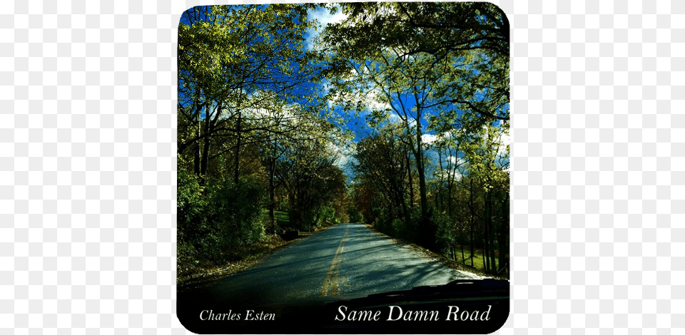 Charles Esten Song Title Sticker Same Damn Roadtitle Dirt Road, City, Plant, Scenery, Street Png