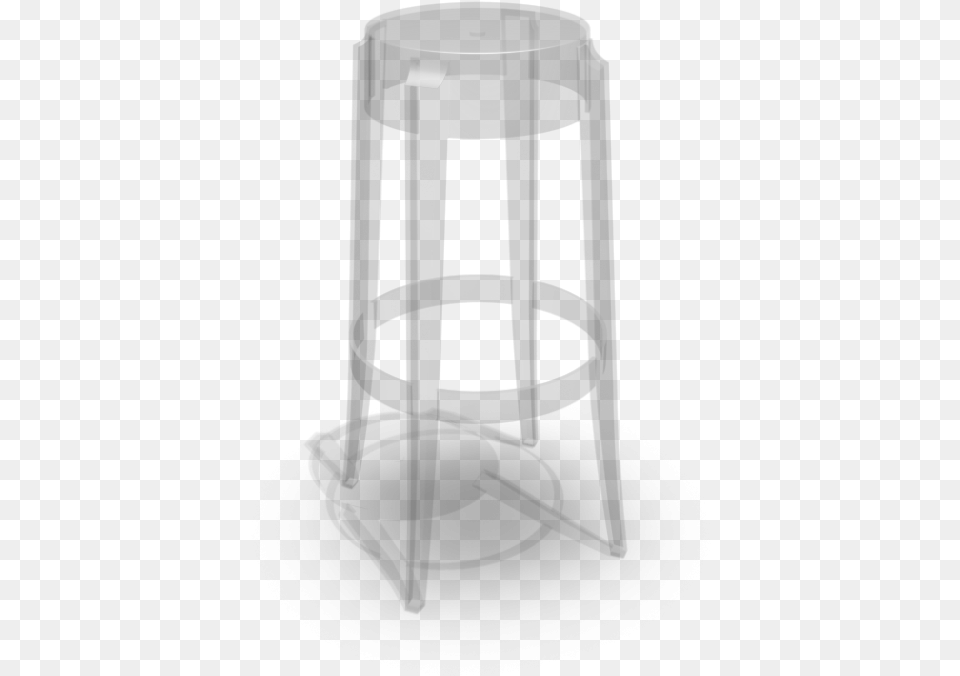 Charles Ghost Bar Stool By Kartell Bar Stool, Bar Stool, Furniture Free Png Download