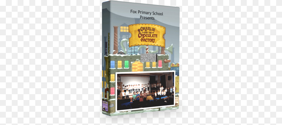 Charlie And The Chocolate Factory Dvd Cover Fox Primary School, Indoors, People, Person, Performer Free Transparent Png