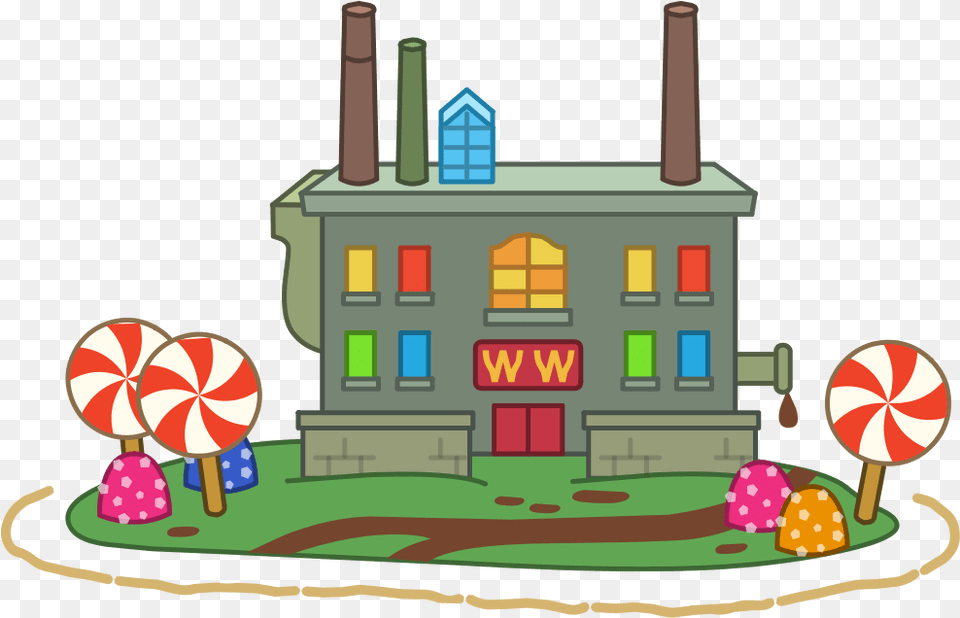 Charlie And The Chocolate Factory Poptropica Wiki Willy Wonka Factory Cartoon, Food, Sweets, Architecture, Building Png