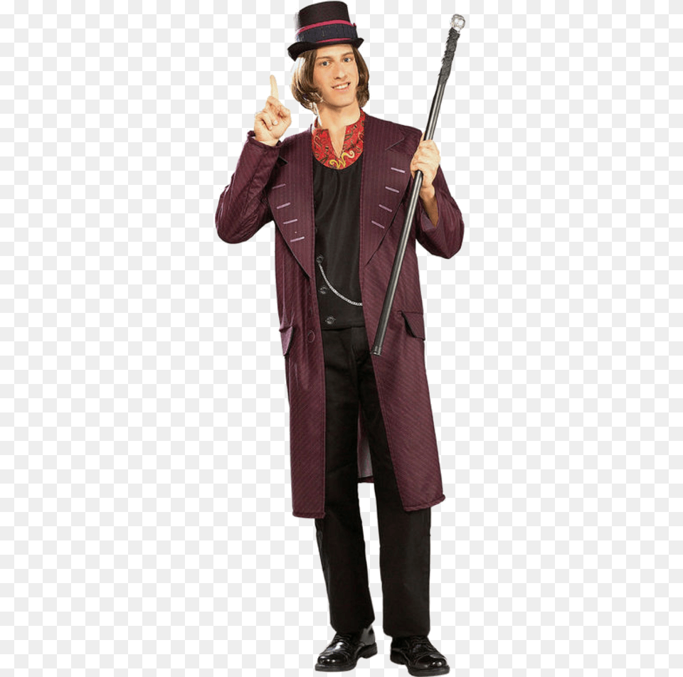 Charlie And The Chocolate Factory Wonka, Clothing, Coat, Costume, Person Free Transparent Png