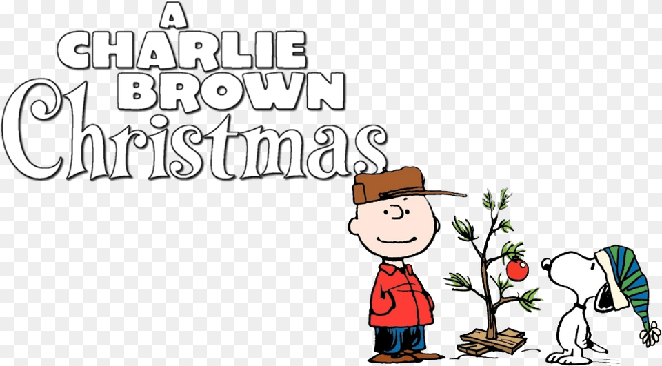 Charlie Brown Christmas Clipart Charlie Brown Christmas, Book, Publication, Comics, Plant Free Transparent Png