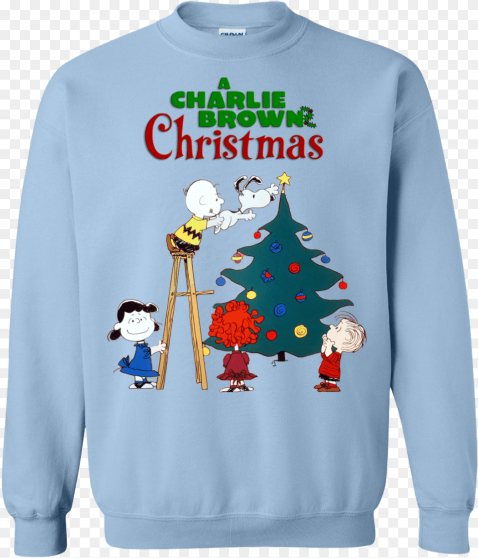 Charlie Brown Christmas Sweater Charlie Brown Christmas 50th Anniversay Dvd, Long Sleeve, Clothing, Sweatshirt, Knitwear Free Png