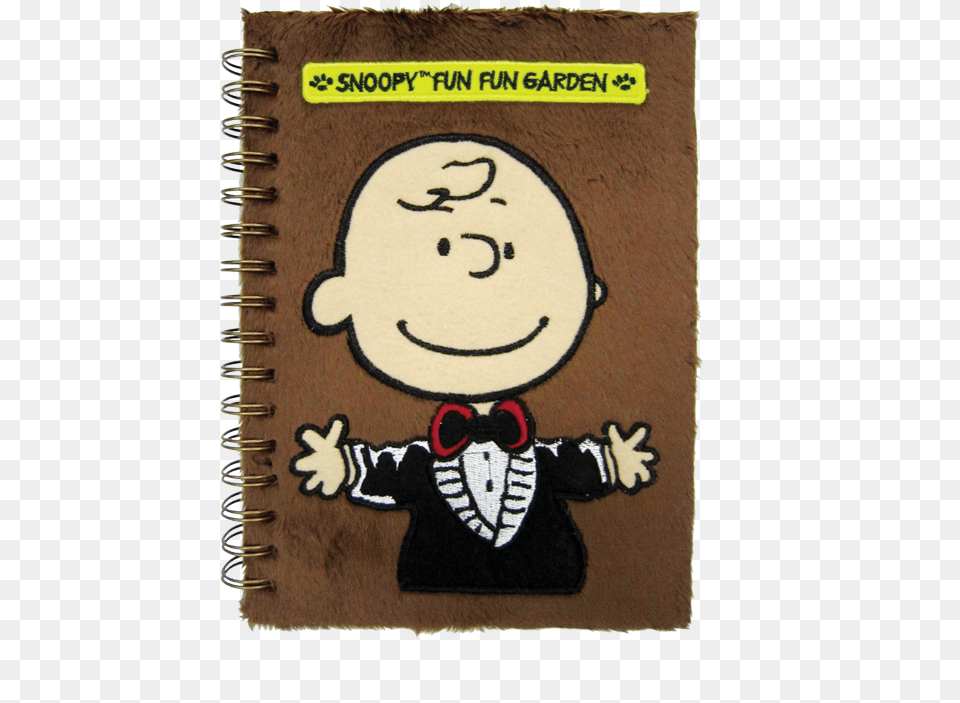 Charlie Brown Plush Notebook Cartoon, Book, Publication, Baby, Person Free Png