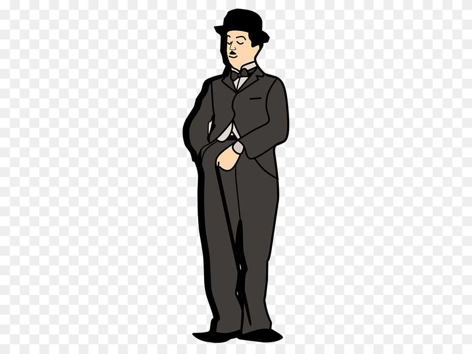 Charlie Chaplin Suit, Clothing, Formal Wear, Person Free Png Download