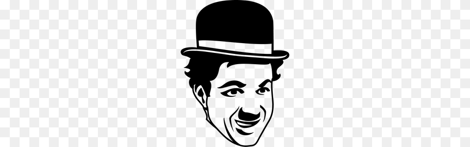 Charlie Chaplin, Gray Free Png Download