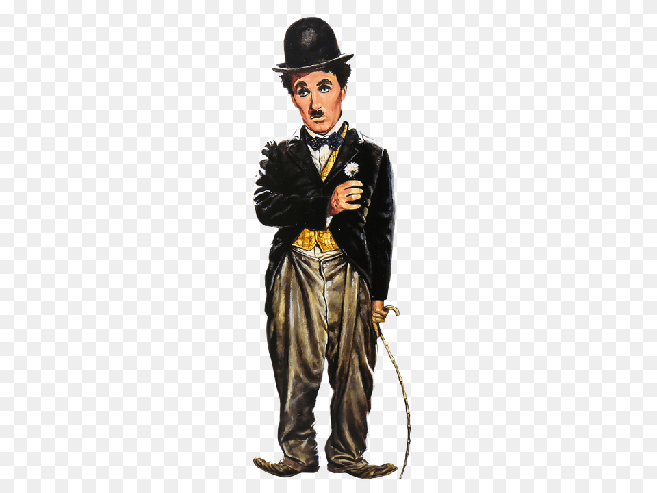 Charlie Chaplin, Adult, Person, Man, Male Png