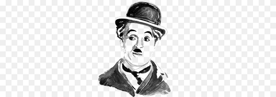 Charlie Chaplin, Art, Adult, Drawing, Male Free Transparent Png