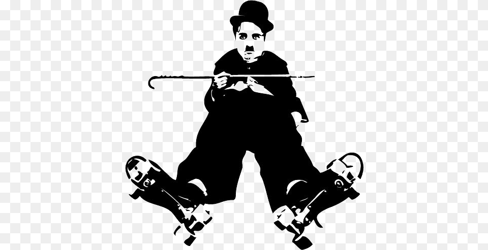Charlie Chaplin, Stencil, Boy, Child, Male Png Image