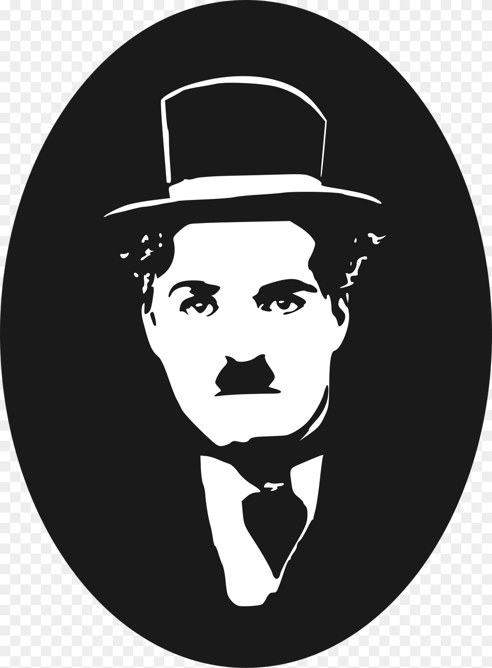 Charlie Chaplin, Stencil, Photography, Adult, Person Png Image