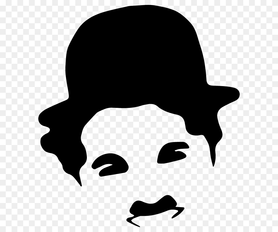 Charlie Chaplin, Gray Free Png Download