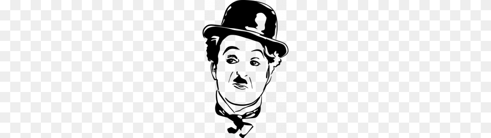 Charlie Chaplin, Gray Free Png Download