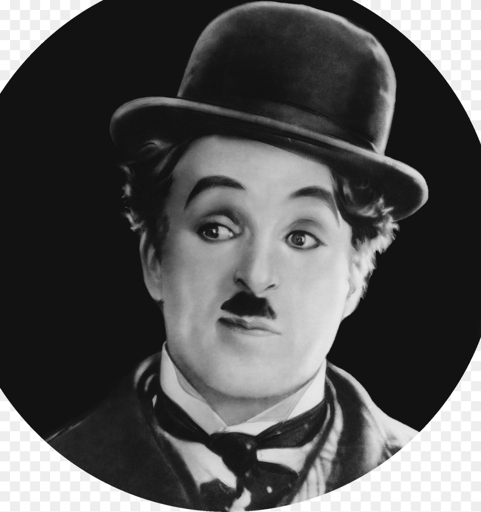 Charlie Chaplin, Head, Man, Male, Photography Free Png