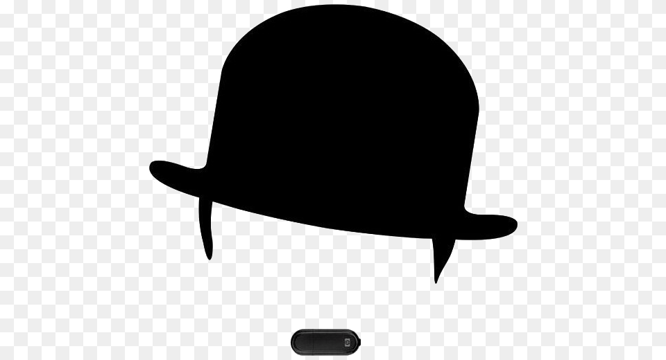 Charlie Chaplin Hat Background Charlie Chaplin Face Silhouette, Clothing, Helmet Png