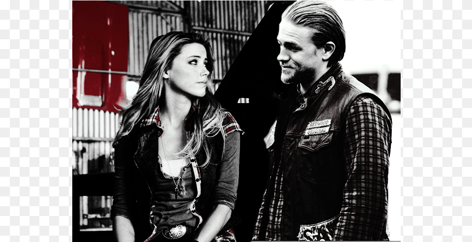 Charlie Hunnam Charlie Hunnam Otp Amber Heard Knowledge Amber Heard And Charlie Hunnam, Woman, Jacket, Female, Coat Png