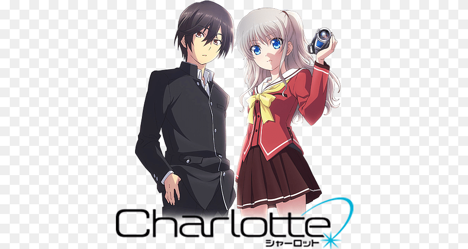 Charlotte Charlotte Anime, Book, Comics, Publication, Manga Free Png