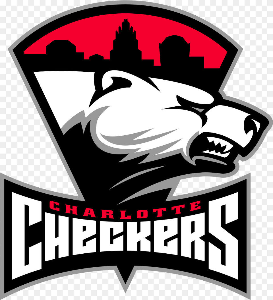 Charlotte Checkers Logo, Sticker Png