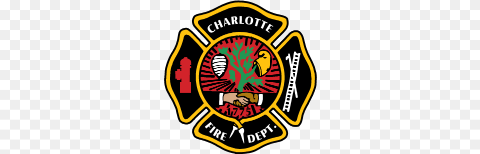 Charlotte Fire Department Logo Vector In Eps Ai Cdr Charlotte Mecklenburg Fire Department, Badge, Symbol, Emblem, Dynamite Free Png