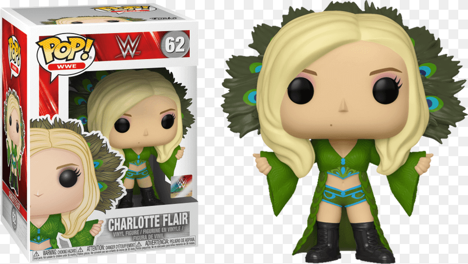 Charlotte Flair Pop Vinyl Figure, Toy, Doll, Person, Face Free Transparent Png