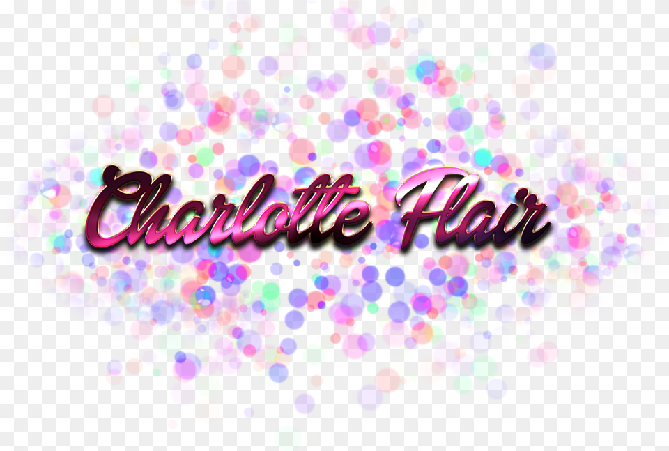 Charlotte Flair Transparent Images Charlotte Flair Logo, Paper, Art, Graphics, Purple Png