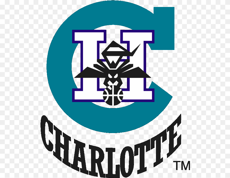 Charlotte Hornets Alternate Logo Charlotte Hornets Original Logo, Symbol, Emblem Png Image